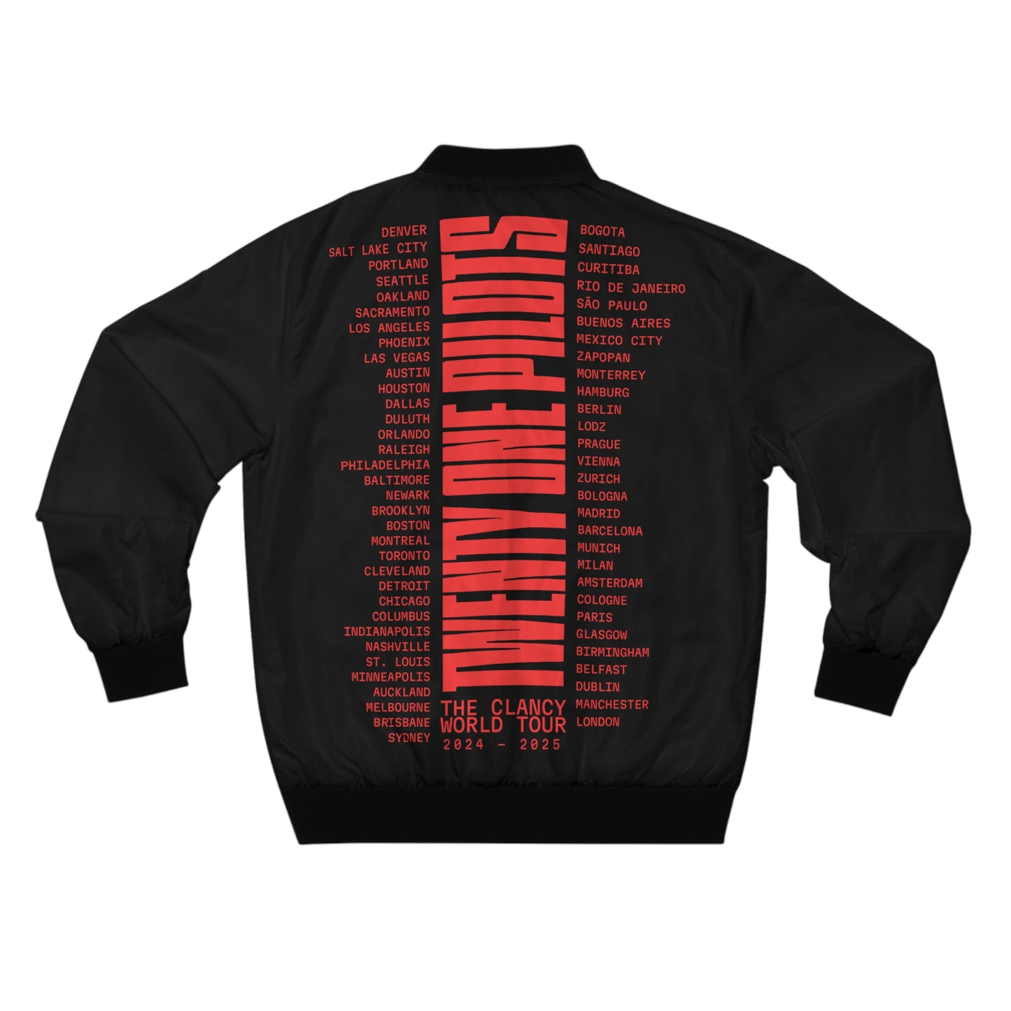TWENTY ONE PILOTS CLANCY TOUR MERCH - CLANCY SIGNATURE BOMBER JACKET
