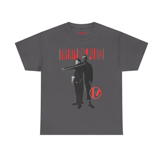 TWENTY ONE PILOTS CLANCY TOUR MERCH - CLANCY DUAL TOUR DATES CHARCOAL TEE