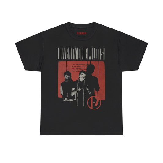 TWENTY ONE PILOTS CLANCY TOUR MERCH - CLANCY CORAZON TOUR DATES BLACK TEE