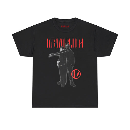 TWENTY ONE PILOTS CLANCY TOUR MERCH - CLANCY DUAL TOUR DATES BLACK TEE