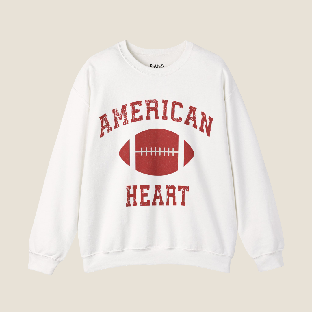 Benson Boone Merch - American Heart Sweatshirt