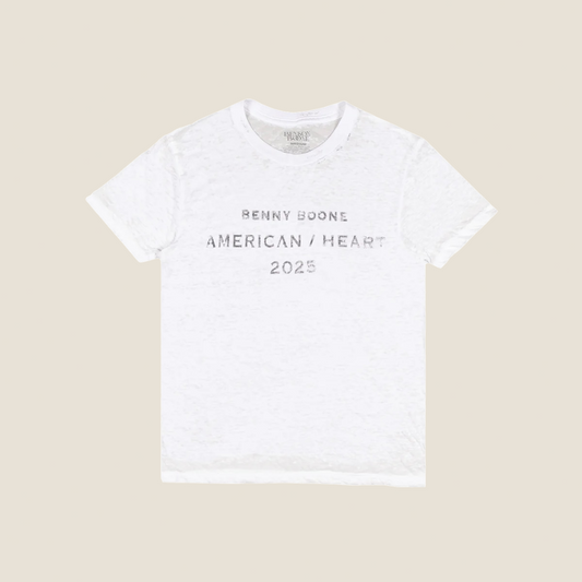 Benson Boone Merch - American Heart Distressed Tee