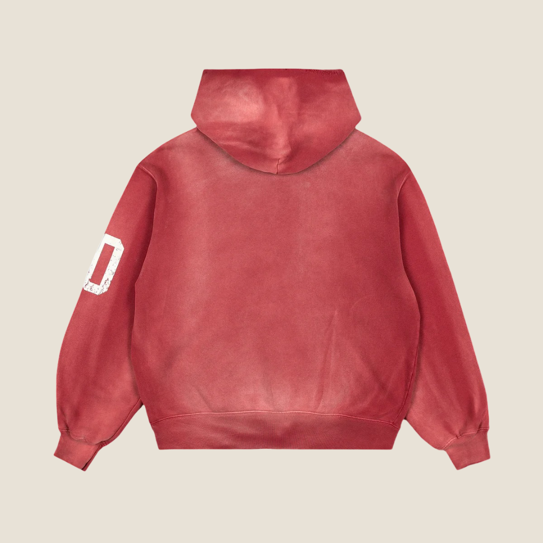 Benson Boone Merch - American Heart Red Hoodie